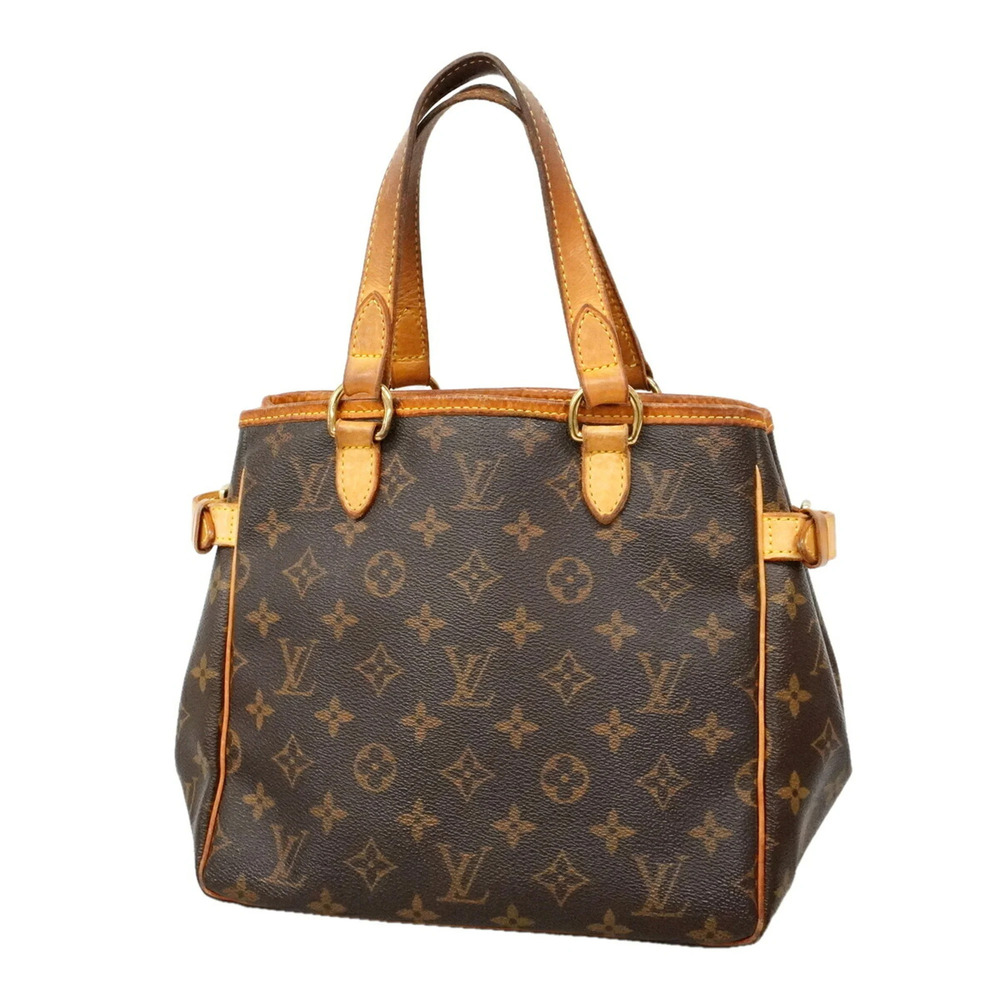 Louis Vuitton Monogram Batignolles Handbag M51156 Brown Women's